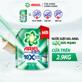  Nước Giặt Gel ARIEL 10X Sức Mạnh Giặt Sạch Chuyên Gia Cửa Trước - Cửa Trên Hương Downy Nắng Sớm Túi 1.37 - 4.05KG 