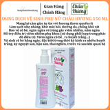  Dung Dịch Vệ Sinh Phụ Nữ Châu Hương 150 ml Chiết Xuất Tía Tô & Bạc Hà / Trầu Không & Bạc Hà 