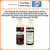  Sữa tắm nước hoa cao cấp UCHIDO dưỡng ẩm, làm sáng da 1L - 10L 