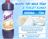  Nước Tẩy Nhà Tắm Và Toilet Sumo 1000ml - Trắng Tẩy Đồ Dùng Bằng Sứ Tẩy Bồn Sứ 