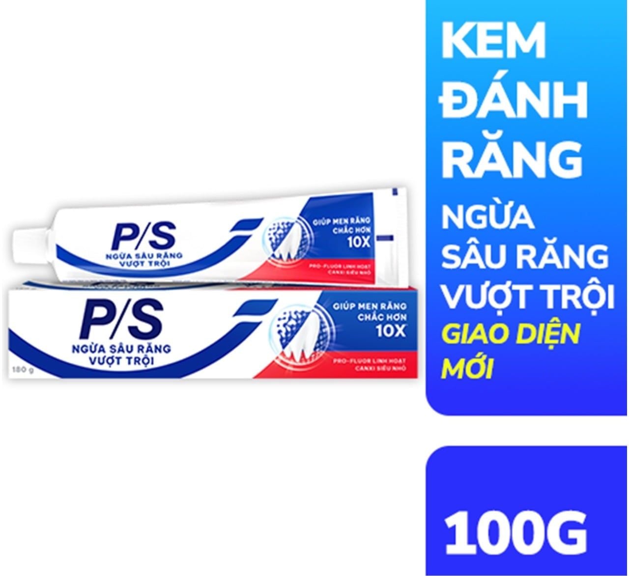  Kem đánh răng P/S ngừa sâu răng vượt trội 100g 