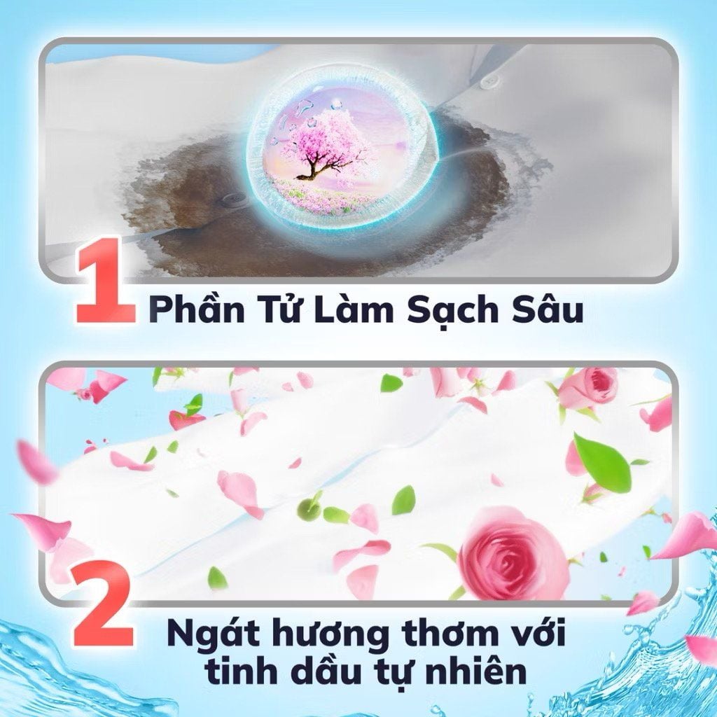  Nước giặt Downy matic 2.65 Kg hương nước hoa, lưu hương suốt 12 tuần 