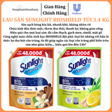  Nước lau sàn Sunlight BIOSHIELD Ngăn côn trùng hiệu quả Túi 3.4 Kg 