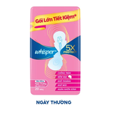  Băng Vệ Sinh WHISPER 5X Bảo Vệ Mặt Bông Siêu Mỏng Cho Ngày Thường Và Ngày Nhiều Khô Thoáng 
