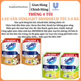  Nước lau sàn Sunlight BIOSHIELD Ngăn côn trùng hiệu quả Túi 3.4 Kg 
