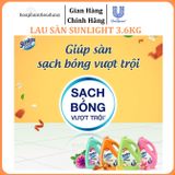  Nước lau sàn Sunlight tinh dầu thảo mộc hương hoa lily và hương thảo can 3.6kg 