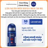  Lăn Ngăn Mùi NIVEA MEN Khô Thoáng/Sáng Da/Cool Kick Mát Lạnh 50 ml 