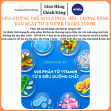  Sữa Dưỡng Thể NIVEA Phục Hồi & Chống Nắng Ban Ngày từ 8 Super Foods 350 ml 