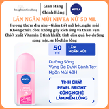  Lăn Ngăn Mùi NIVEA nữ Sáng Mịn | Mờ Thâm | Se Khít Lỗ Chân Lông | Tươi mát | Khô thoáng | Ngăn vệt ố 50 ml 