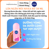  Lăn Ngăn Mùi NIVEA nữ Sáng Mịn | Mờ Thâm | Se Khít Lỗ Chân Lông | Tươi mát | Khô thoáng | Ngăn vệt ố 50 ml 