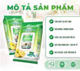  Khăn ướt lau bếp cao cấp Kitchen EcoWipes gói 42 tờ size lớn hương chanh 