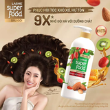  Dầu Gội LASHE SUPERFOOD Ngăn Gãy Rụng Tóc/Phục Hồi Hư Tổn /Sạch Gàu Giảm Rụng /Sạch Gàu Mềm Mượt 300G/ 640G/ 630G/ 1.1KG 