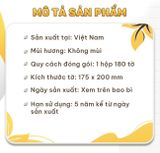  Hộp khăn giấy rút hộp giấy ăn 3 màu cao cấp EcoWipes 180 tờ không bụi vụn 