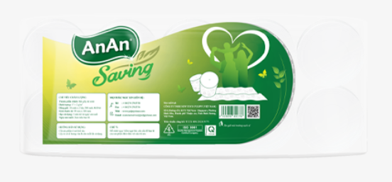  Giấy Vệ Sinh Không Lõi Anan Saving 2 lớp  10 Cuộn 