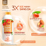  Sữa Tắm LASHE SUPERFOOD Dưỡng Da Sáng Mịn / Dưỡng Ẩm Chuyên Sâu / Dưỡng Da Tươi Trẻ 610G/ 900G/ 1.1KG 