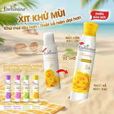  Xịt khử mùi Enchanteur khô thoáng 72 giờ cảm giác tươi mát sảng khoái lâu dài 150ml 