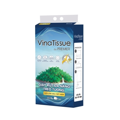  Giấy Rút Đa Năng Treo Tường VinaTissue by PREMIER 320 Tờ 