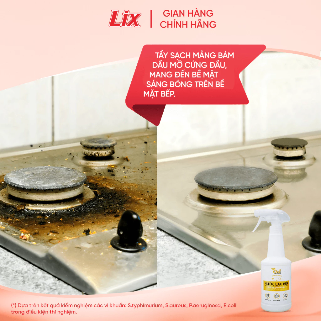  Nước lau bếp On1 500ml tinh dầu chanh Yuzu giúp làm sạch bụi bẩn, dầu mỡ, cặn bám lâu ngày 