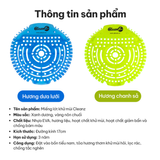  Tấm Lót Bồn Tiểu Nam Đứng, Tấm Lót Khử Mùi Bồn Cầu CleanZ - Khử mùi bồn tiểu, lọc rác, chống tắc nghẽn 