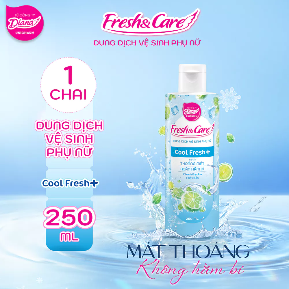  Dung dịch vệ sinh phụ nữ Fresh & Care Cool+ 150ml/250ml 