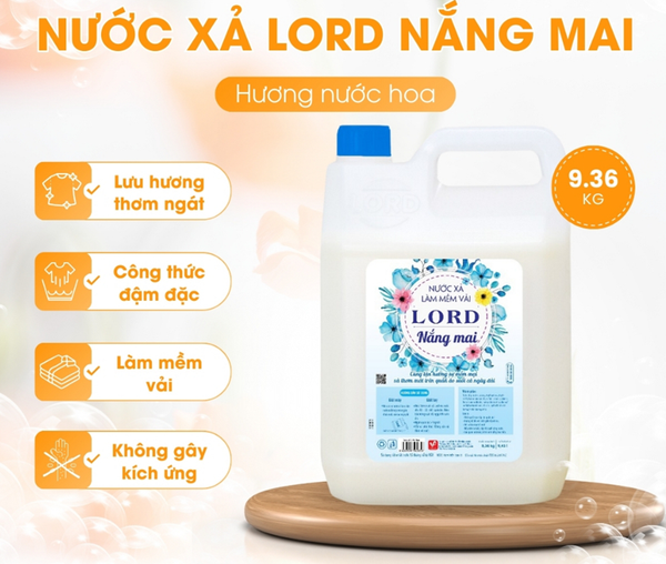  Nước xả làm mềm vải Lord 9.36 kg 