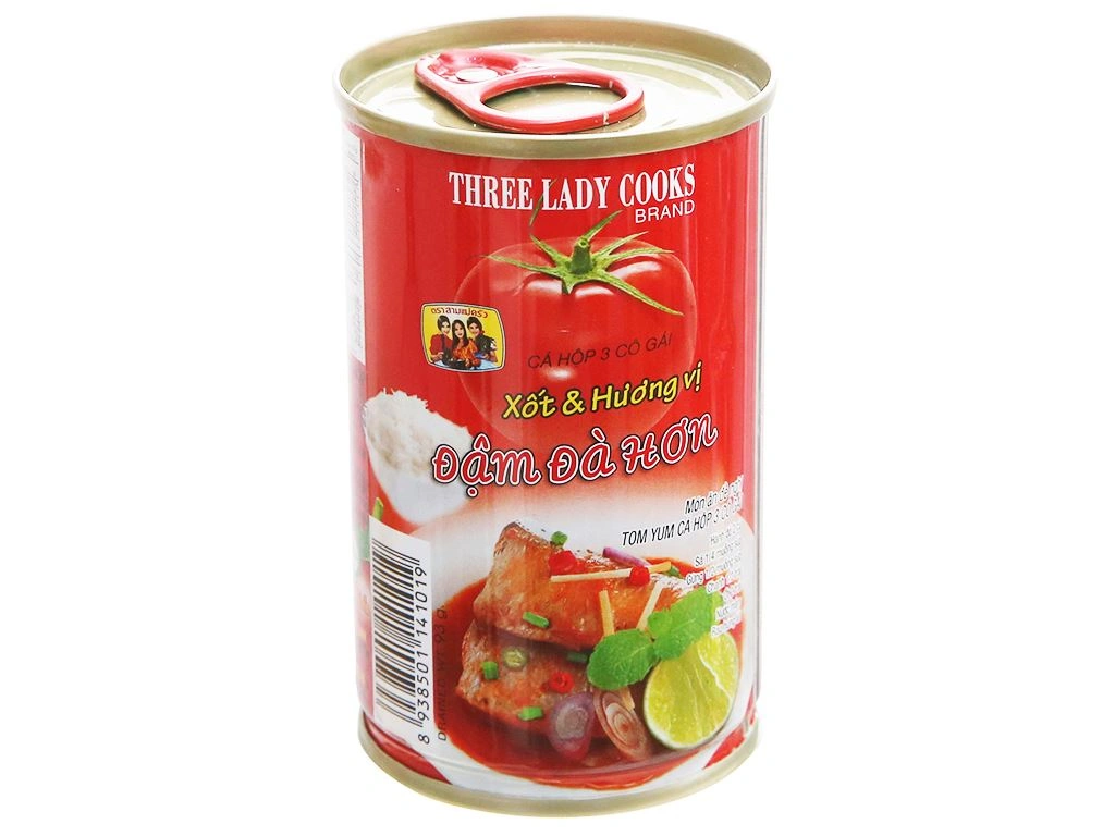 Lốc 3 Cá hộp 3 cô gái 155g 