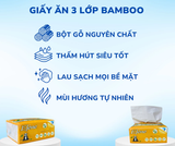  Giấy Rút Đa Năng Giấy Ăn Gấu Trúc Elene Bamboo 100 Tờ - 3 Lớp 