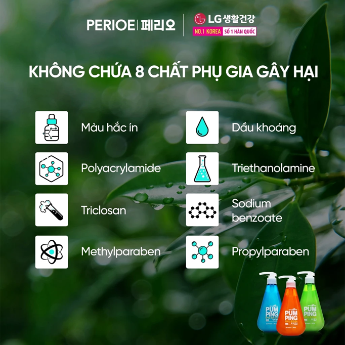  Kem Đánh Răng PERIOE Pumping 285g 
