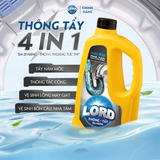  Gel Thông Tắc Cống Đường Ống Bồn Rửa Bồn Cầu Chậu Rửa Mặt Cực Mạnh LORD - Tẩy Rửa Đa Năng 1KG 