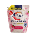  Nước giặt gel Attack hương anh đào/ thiên nhiên/ trái cây túi 3.5kg 