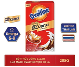  Bột Thức Uống Cacao Lúa Mạch Vị Sô Cô La Ovaltine 285G 