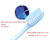  Bàn Chải Đánh Răng Lipzo Flex Khay Màu Pastel Công Nghệ Lông Bàn Chải Lõi Kép Chỉ Tơ Nha Khoa Siêu Linh Hoạt 