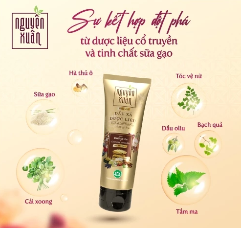  Bộ Dầu gội Nguyên Xuân bồng bềnh 260g+ xả bồng bềnh 160g 