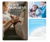  Khăn Ướt Tắm Khô Không Dùng Nước QUICK-NURSE 50 Miếng Kháng Khuẩn Khử Mùi, Giữ Ẩm Da 