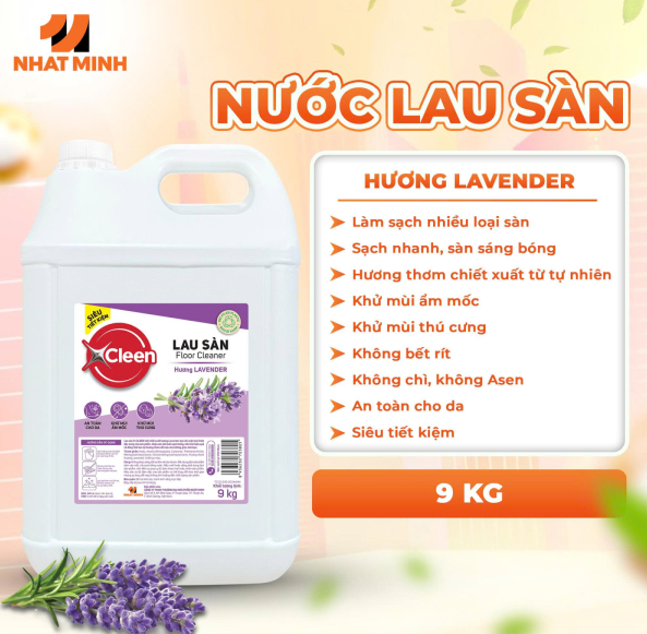  Nước lau sàn hương XCleen 9kg 
