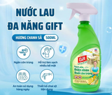 Nước Lau Đa Năng Gift Làm Sạch Bề Mặt, Hương Chanh Sả Và Hương Hoa (500ml) 