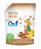  Nước Rửa Chén Bát On1 Thiên Nhiên Tinh Dầu Quế Cam 400-750g/ 1.4-3.2-3.5kg 