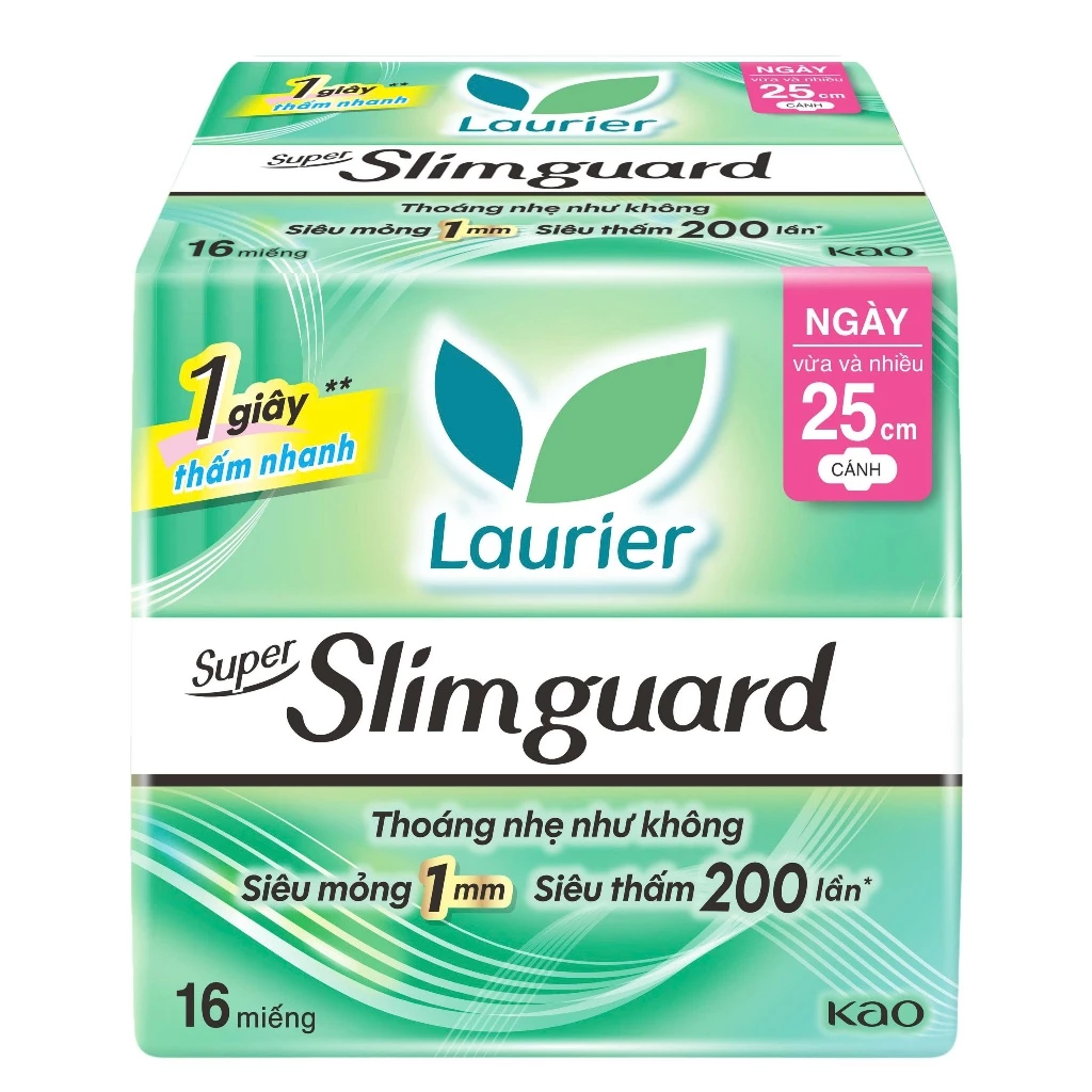  Băng Vệ Sinh Laurier Siêu Mỏng 1mm GÓI LỚN TIẾT KIỆM 