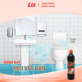  Nước tẩy bồn cầu, toilet Lix 1 kg khử mùi hôi, sạch mảng bám, sạch khuẩn 