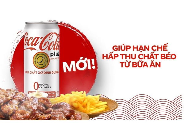  Nước giải khát Coca Cola Plus lon cao 24x320ml 