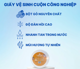  Giấy Vệ Sinh Cuộn Lớn Công Nghiệp Lency - Elene 550 Gram - 2 Lớp, Mềm Mịn, Có Lõi 