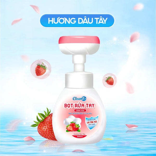  Bọt rửa tay CleanZ làm sạch, diệt khuẩn, an toàn cho da tay 