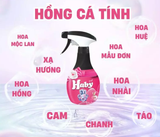  Xịt Vải & Khử Mùi 350ml HABY – Hương Thơm Tươi Mát, Lưu Hương Lâu, Khử Mùi Cực Hiệu Quả 