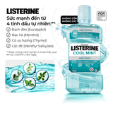  Nước Súc Miệng Listerine Không Cay Giúp Hơi Thở Thơm Mát - Cool Mint Zero Alcohol 750ml 