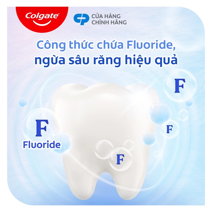  Kem đánh răng Colgate cho bé Fluffy họa tiết thú cưng hương dâu, dạng nhấn dễ sử dụng 85g 