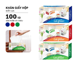  Khăn Giấy Lụa LET-GREEN 100 Tờ/Hộp, 2 Lớp/Tờ, Hương hoa 