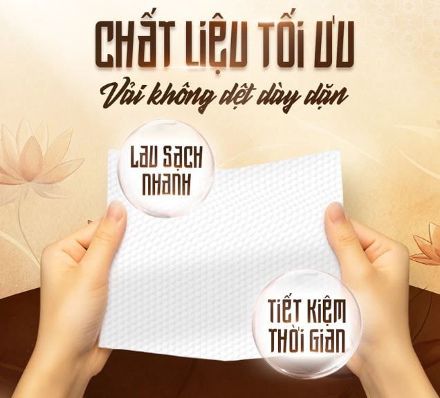  Khăn ướt bao sái lau bàn thờ EcoWipes gói 30 khăn Hương Trầm 
