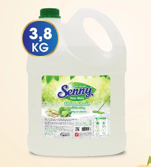  Nước Lau Sàn Senny Thơm Ấm Lưu Hương Lâu Loại Bỏ Bụi Bẩn Khử Mùi Tanh Giúp Sàn Nhà Sáng Bóng 3.8kg 