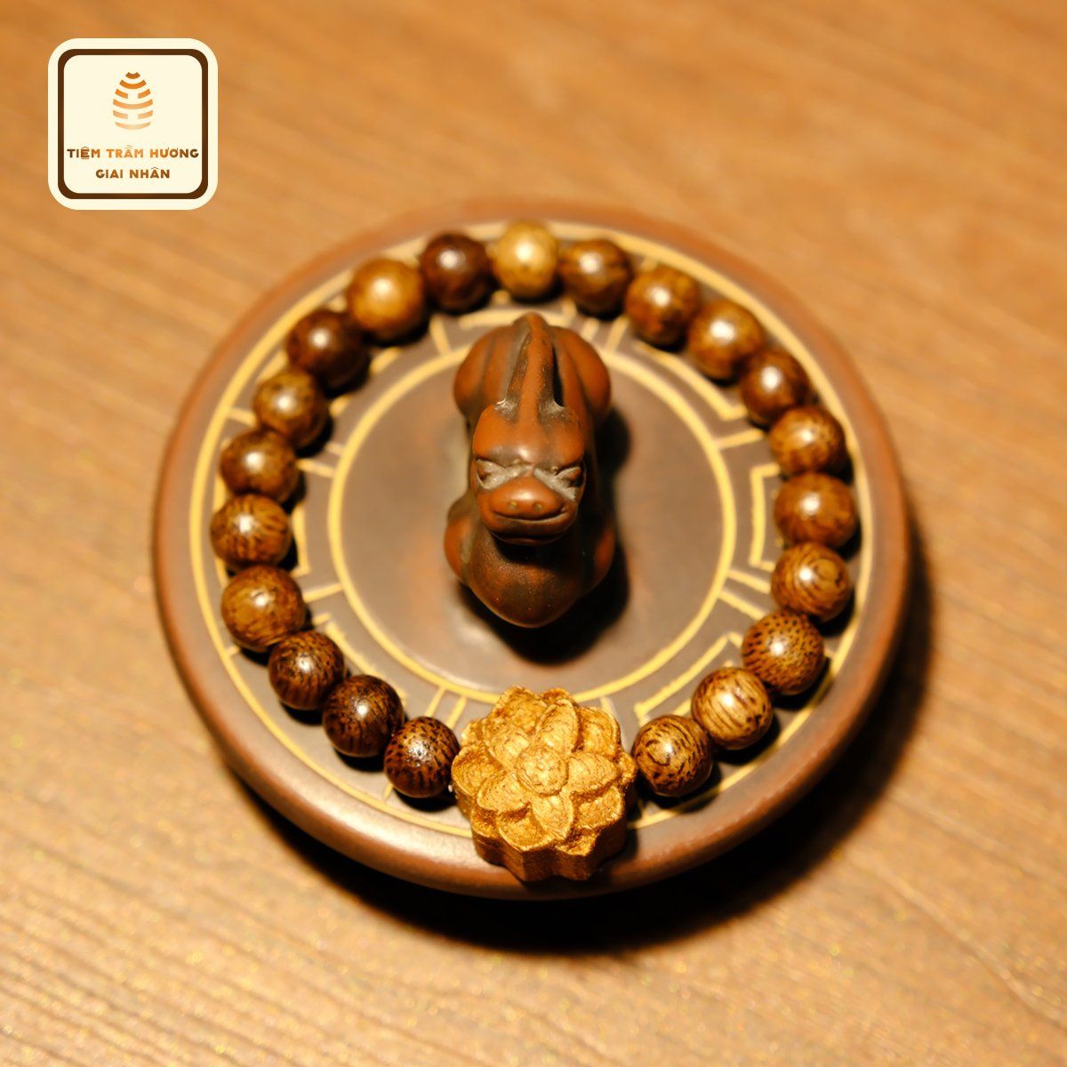  Vòng Tay Trầm Hương Giai Nhân Cho Bé Yêu Mix Charm 