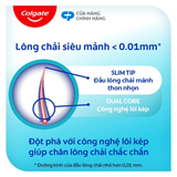  Bàn chải Colgate SlimSoft Advanced ngăn chảy máu nướu siêu mềm mảnh 